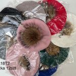 Czapki Damskie_ paczka 12szt _mix kolor 1516646