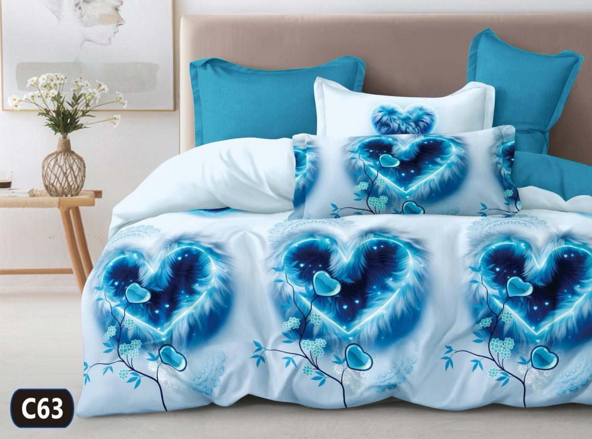 Komplet pościeli 5D “”” MILANO “”” 100% satyna - bawełna _4 Częściowy Rozmiar : 200/220cm 1516696