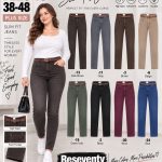 Jeansy Damskie _size 38-48_ paczka 12szt_1KOLOR 5196578