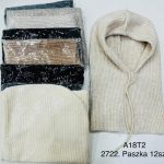 Czapki Damskie_ paczka 12szt _mix kolor 5196583