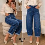 Jeansy Damskie _size 40-48_ paczka 12szt_ 5196656
