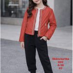 Kurtki Skórzane DZIECIĘCA_size 4-16lat_ paczka 7 szt_1kolor 7556096