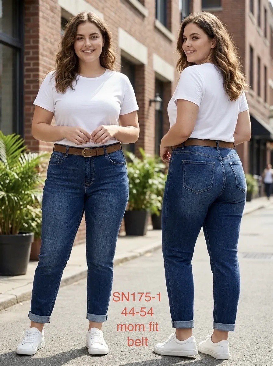 Jeansy Damskie _size 44-54_ paczka 10szt_ 1385044