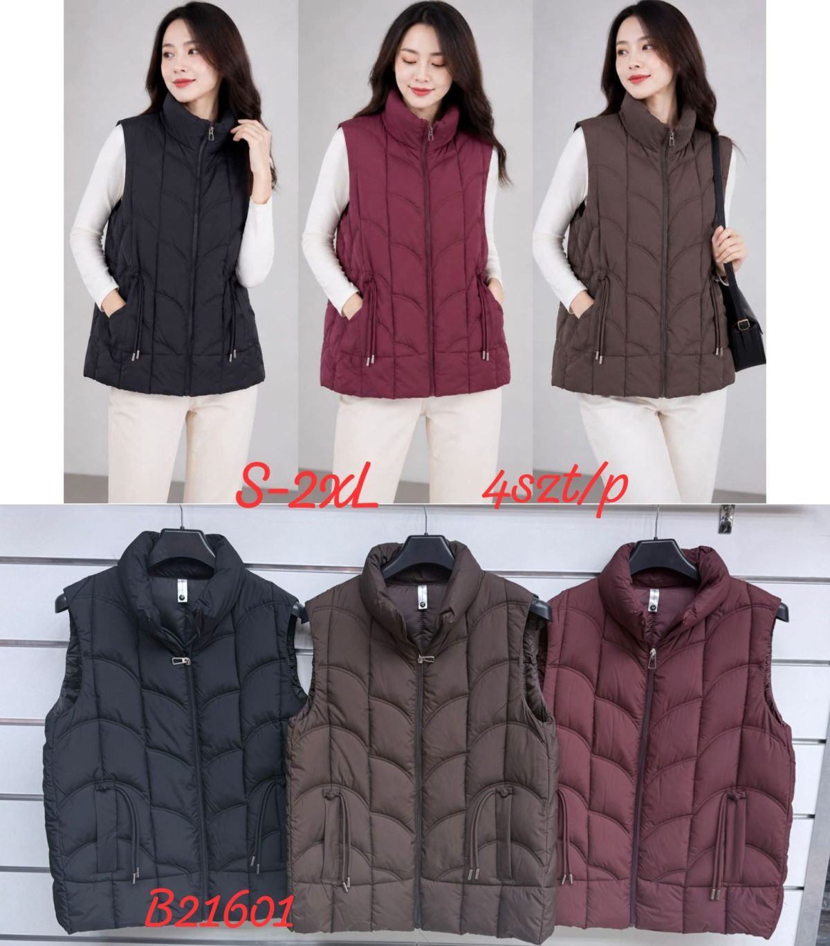 Kamizelki Damskie_ size s-2xl_ paczka 5szt_1 kolor 7105206