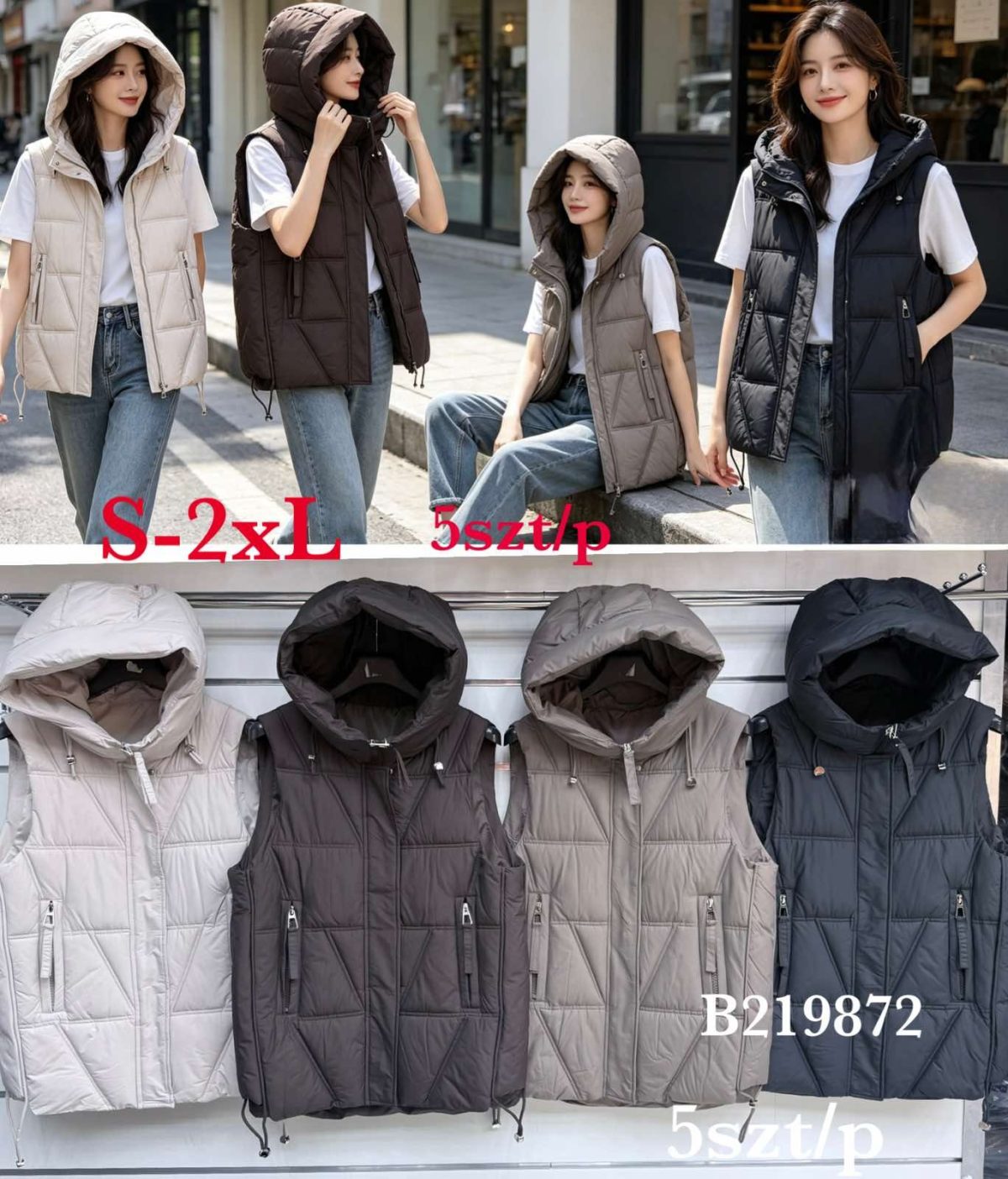 Kamizelki Damskie_ size s-2xl_ paczka 5szt_1 kolor 7105214
