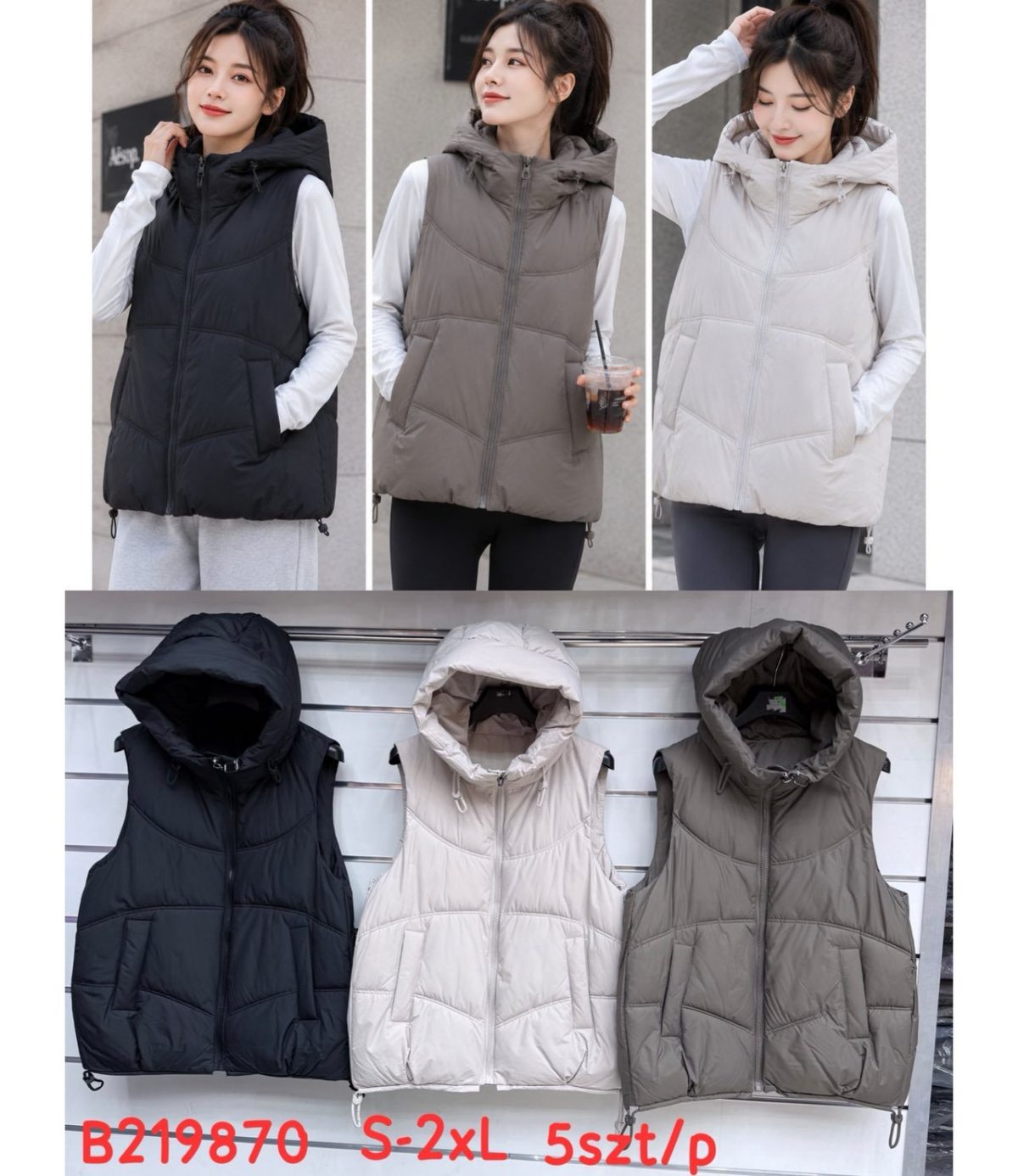 Kamizelki Damskie_ size s-2xl_ paczka 5szt_1 kolor 7105223