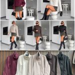 Bluzy Damskie wloskie_size uni_paczka 6szt_mix kolor 1586256