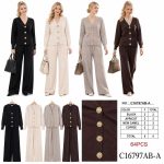 Komplety Damskie wloskie_size uni_paczka 8szt_mix kolor 1586273