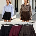 Spódnica krótka Damskie wloskie_ size s-xl_ paczka 6 szt_ 1 kolor 6941326
