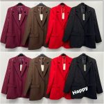 Marynarki Damskie wloskie_size uni_paczka 6szt_mix kolor 6941351