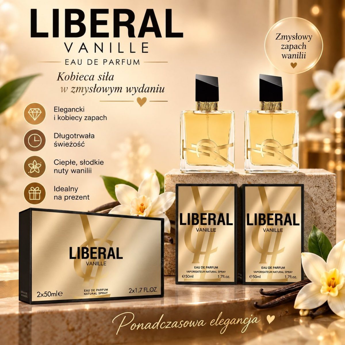 Perfumy 2x 50 ml Paczka 12 szt 6941376