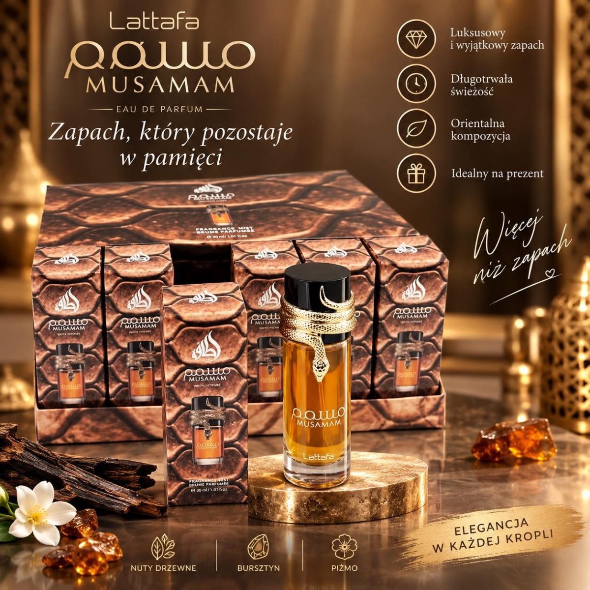 Perfumy 30 ml Arabskie Paczka 12 szt 6941398