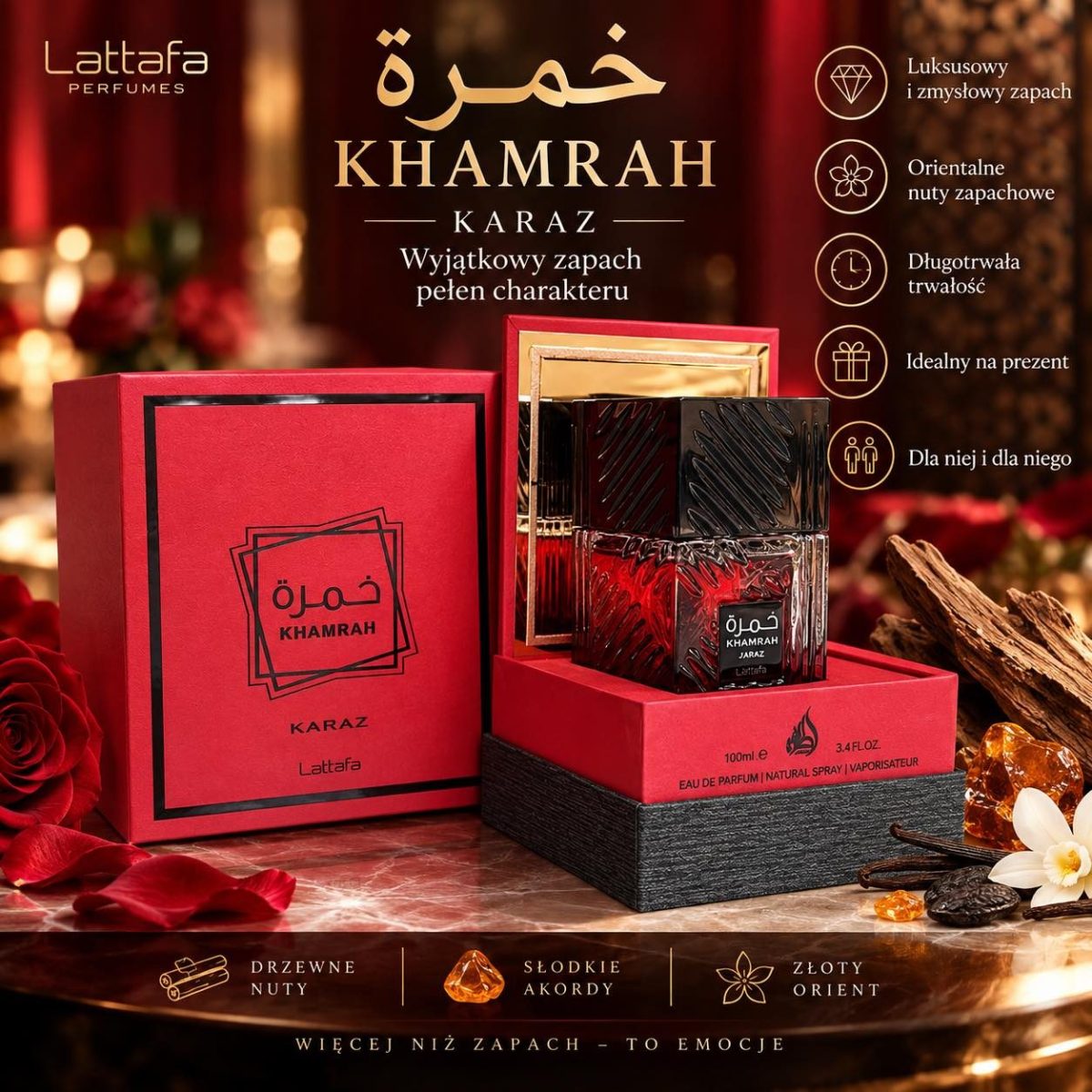 Perfumy 100 ml Arabskie Paczka 12 szt 6941404