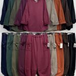 Komplety Damskie wloskie_over size _paczka 6szt_mix kolor 9699492