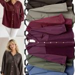 Koszule Damskie wloskie_over size _paczka 6szt_mix kolor 9699505