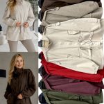 Kurtki Damskie wloskie_over size _paczka 6szt_mix kolor 9699514