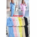 Komplety Damskie wloskie_ size UNI _paczka 6szt_mix kolor 2441105