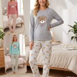 Piżamy Damskie _ size M-3XL _paczka 15szt_MIX kolor 2441121