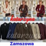Marynarki  Damskie wloskie_ size UNI _paczka 6szt_mix kolor 2441161