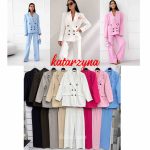 Komplety Damskie wloskie_ size UNI _paczka 6szt_mix kolor 2441103