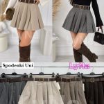 Spódnica krótka Damskie wloskie_size uni _paczka 6szt_mix kolor 2288568