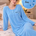 Koszula nocna Damskie _ size M-3XL _paczka 10szt_mix kolor 2288623
