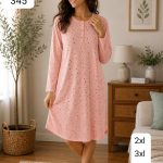 Koszula nocna Damskie _ size 2-5XL _paczka 12szt_mix kolor 9107483