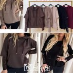 Bluzy Damskie Włoskie_size uni _paczka 6szt_mix kolor 8991813
