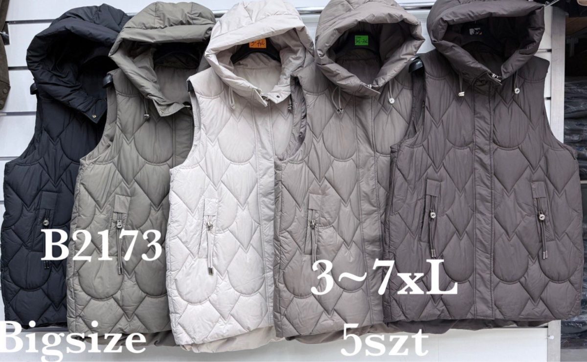 Kamizelki Damskie _size 3-7xl _paczka 5szt _1 kolor 8991814