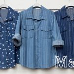 Koszule Damskie Włoskie_size uni _paczka 6szt_mix kolor 8991833