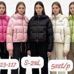 Kurtki Damskie _size s-2xl _paczka 5szt _1 kolor 8991836