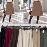 Spódnica długa Damskie Włoskie_size uni _paczka 6szt_mix kolor 8991889