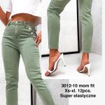 Jeansy Damskie _size XS-XL_ paczka 12szt_ 1489912
