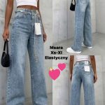 Jeansy Damskie M’sara_size XS-XL_ paczka 10szt_ 9412701