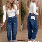 Jeansy Damskie _size 44-54_ paczka 12szt_ 9412855