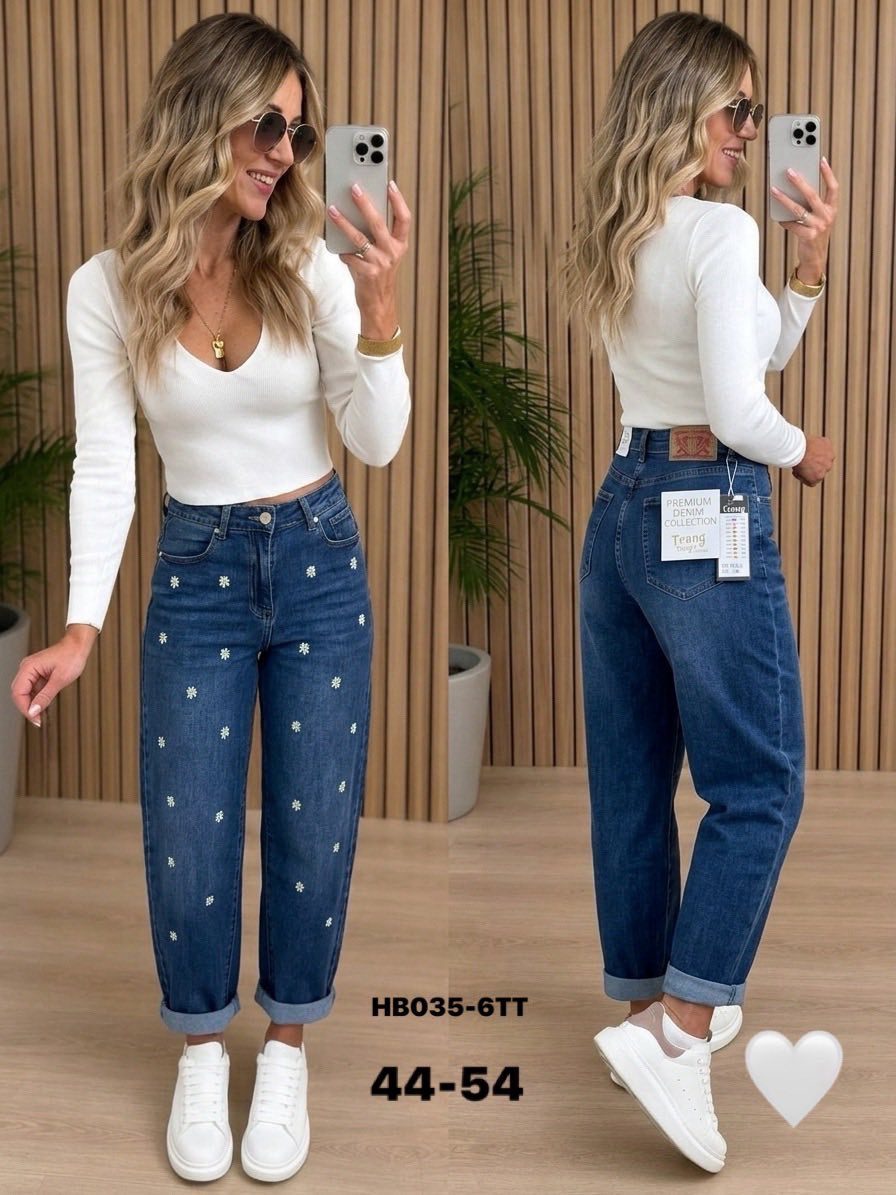 Jeansy Damskie _size 44-54_ paczka 12szt_ 9412855