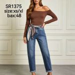 Jeansy Damskie _size XS-XL_ paczka 12szt_ 9412757