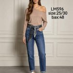 Jeansy Damskie _size 25-30_ paczka 12szt_ 9412761