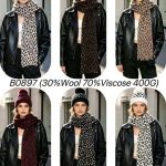Komplety Czapki Damskie_ paczka 12 szt _mix kolor 5538891