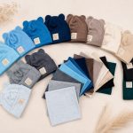 Komplety Czapki DZIECIĘCA rozm 44-46_ paczka 12szt _mix kolor 5539020