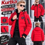 Kurtki DZIECIĘCA rozm 140-164_ paczka 5szt _1 kolor 3196257