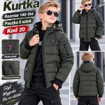 Kurtki DZIECIĘCA rozm 140-164_ paczka 5szt _1 kolor 3196261