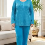 Piżamy Damskie TURECKA _ size 4-8XL _paczka 10szt_mix kolor 5863735