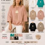 Bluzki DAMSKA TURECKA _ size m-2xl _paczka 10szt_mix kolor 5863882