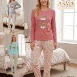 Piżamy Damskie TURECKA _ size l-4XL _paczka 15szt_mix kolor 5863947