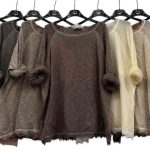 Bluzki damskie z długim rękawem_ biust do 140cm – Duze rozmiary. Produkt włoski (UNI_ 4) 5863981