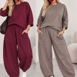 Bluzy damskie z długim rękawem_ biust do 145cm dlugosc 75cm. Duże rozmiary – Produkt włoski (UNI_ 4) 5863988