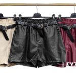 Spodenki skórzane damskie. Produkt włoski (S-XL_ 4) 5864001