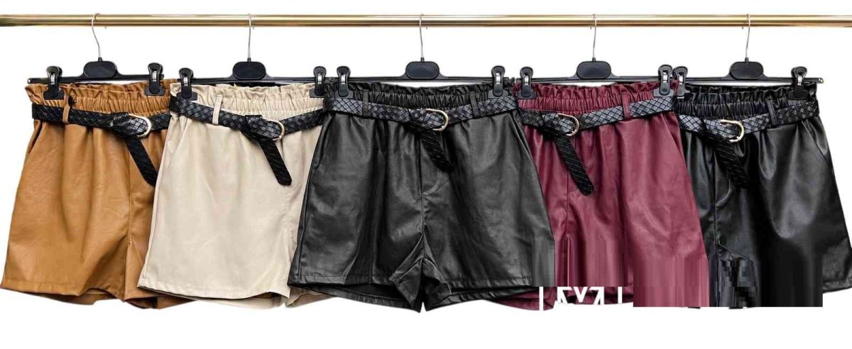 Spodenki skórzane damskie. Produkt włoski (S-XL_ 4) 5864001