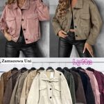 Kurtki Jeansowe Damskie Włoskie_size uni _paczka 6szt _mix kolor 7417515